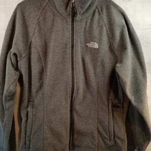 The North Face Women's Charcoal Zip-Up Fleece